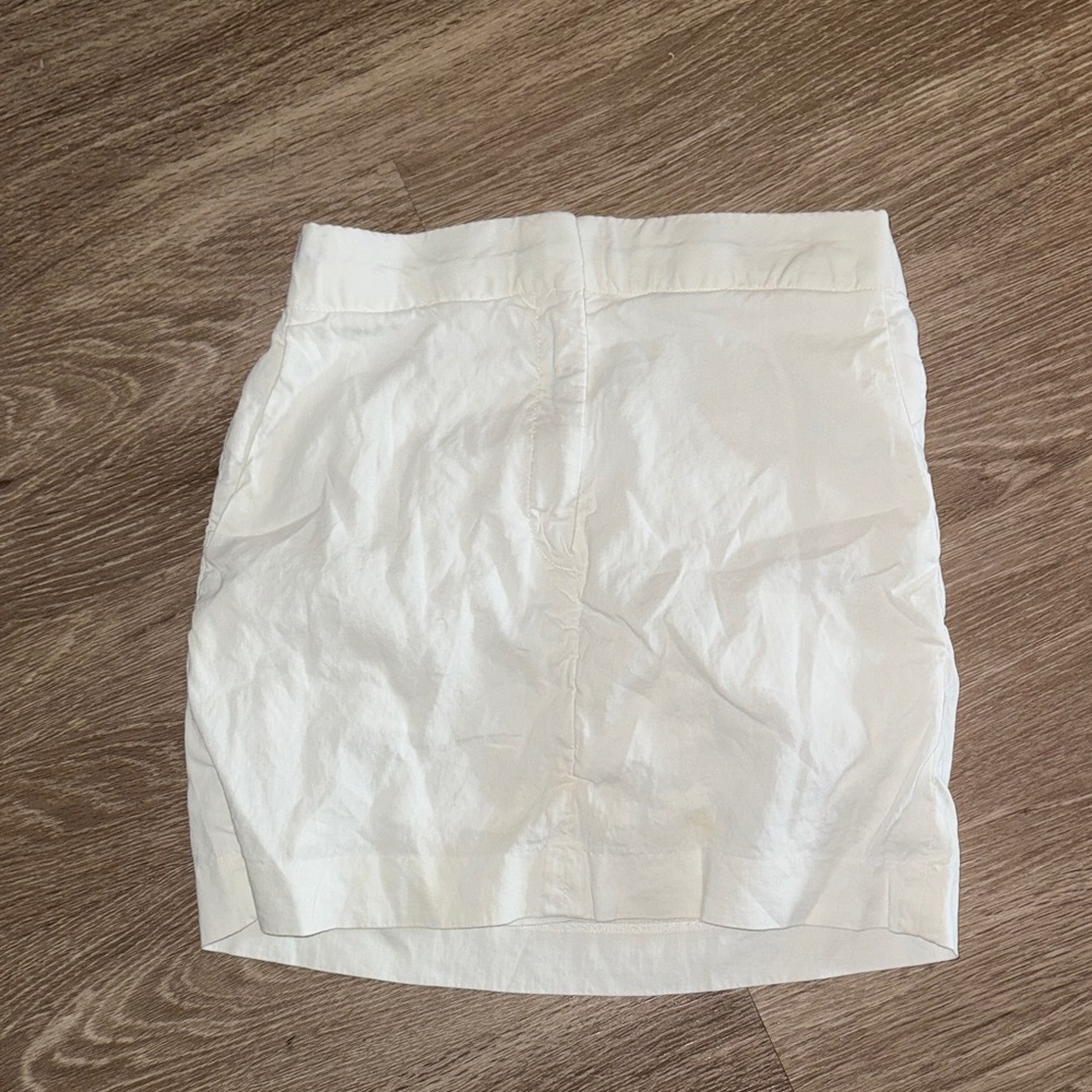 Aritzia White Mini Skirt